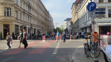 Kiezblock in Berlin Mitte