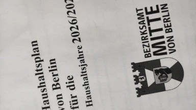 Bild des Haushaltsplanentwurfes