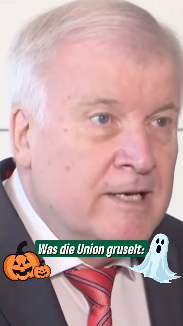 Wir sind sooo gruselig👻💚

#bezirkspolitik #berlin #bvv #gruselig #halloween #seehofer #csu #union #gruene #gruenemitte

Copyright: Youtube
Auf dem Video zu sehen: Horst Seehofer (CSU)